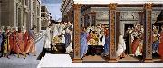 BOTTICELLI, Sandro Baptism of St Zenobius and His Appointment as Bishop Germany oil painting artist